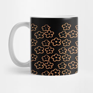 Orange mini cutie flowers Mug